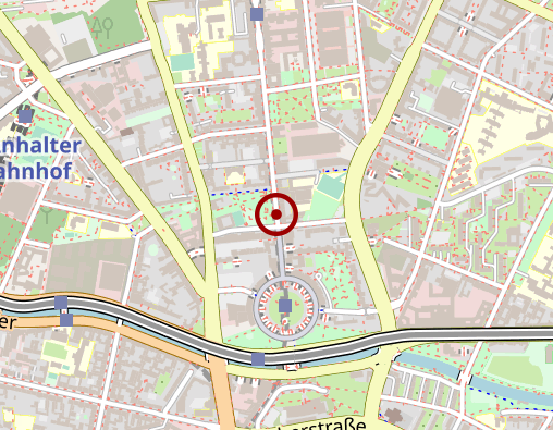 Karte: Alzheimer Gesellschaft Berlin e.V. Selbsthilfe Demenz - Betreuungsbörse zur Entlastung pflegender Angehöriger -