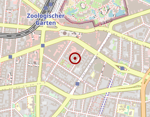 Karte: Psychotherapiepraxis an der Gedächtniskirche Psychologische Psychotherapeuten/innen