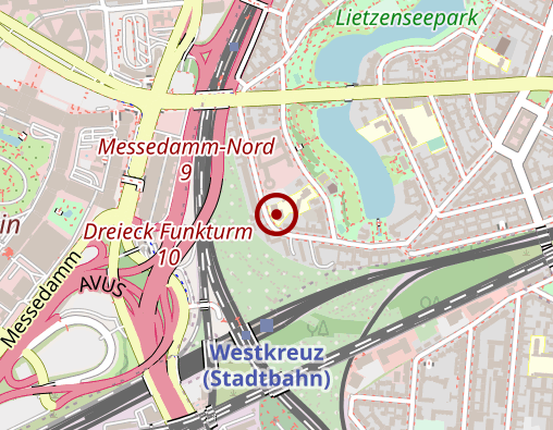 Karte: Sozialwerk der Jüdischen Gemeinde zu Berlin gGmbH Ambulanter Pflegedienst