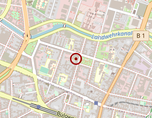 Karte: Pro Seniore Krankenheim Genthiner Straße