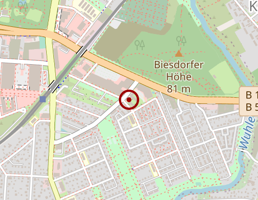 Karte: Fürsorge im Alter Seniorenresidenz Biesdorfer Höhe