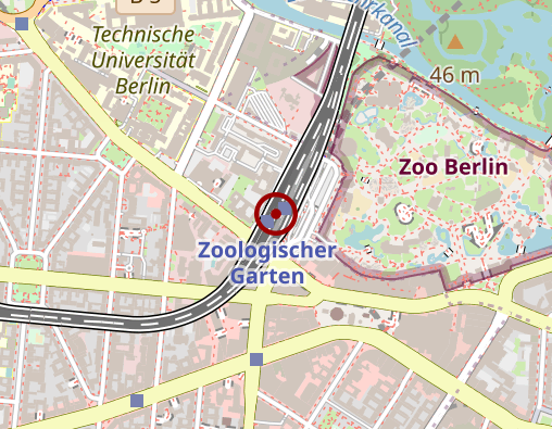 Karte: Apotheke Berlin Bahnhof Zoo