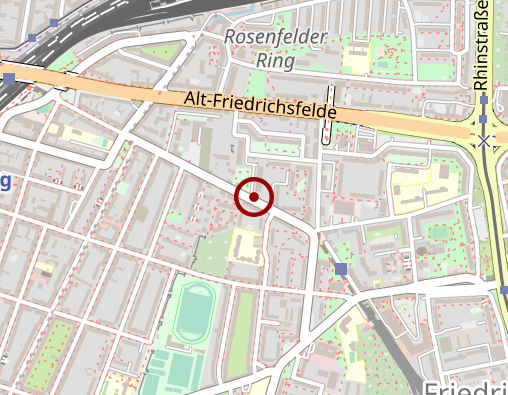 Karte: Tagespflege im Verbund Lichtenberger Seniorenheime