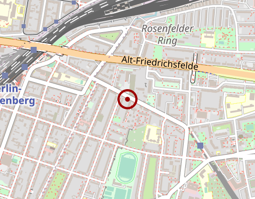 Karte: gemeinnützige ProCurand Ambulante Pflege GmbH ProCurand Ambulante Pflege Lichtenberg