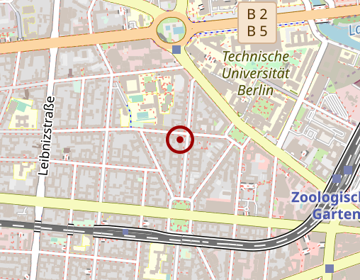 Karte: Janofske Friederike Dr. Psychotherapeutische Praxengemeinsch. Knesebeckstraße