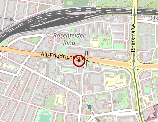 Karte: Seniorentagesstätte Friedrichsfelder Kiez