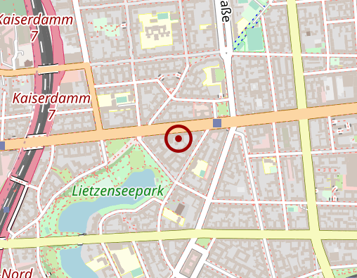 Karte: Kaiserdamm Apotheke