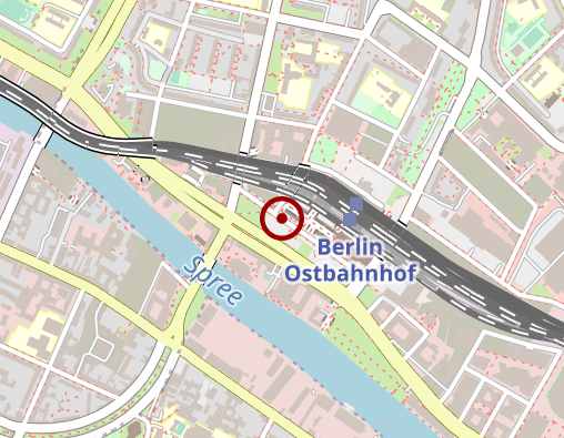 Karte: Bahnhof-Apotheke Friedrichshain