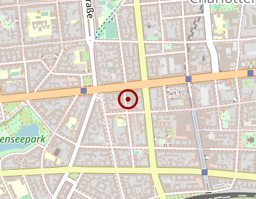 Karte: Praxis Charlottenburg Psychotherapie