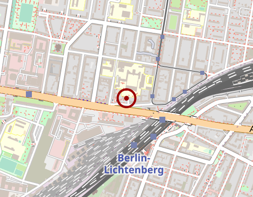 Karte: domino Center Berlin-Lichtenberg