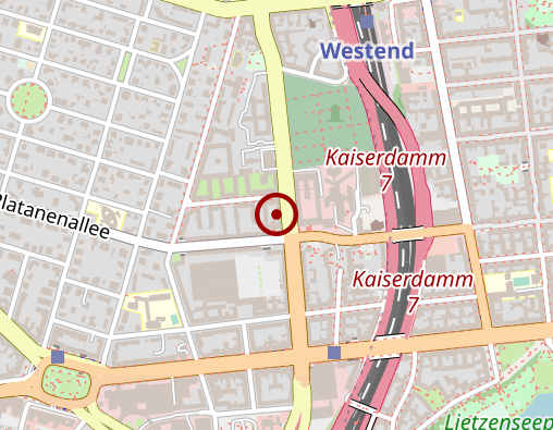 Karte: Wolk Beate Physiotherapie Westend