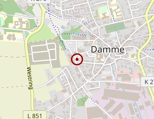 Karte: Häusliche Krankenpflege Mönnich-Nieberding