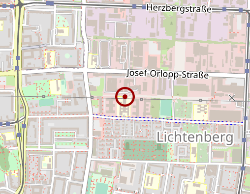 Karte: LWB Lichtenberger Werkstatt für Behinderte gGmbH Behindertenarbeit