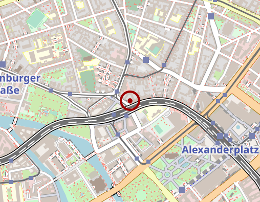 Karte: Praxis Am Hackeschen Markt Massagepraxis