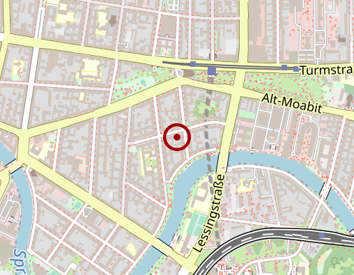 Karte: THZ Moabit Krefelder Str. 7 GbR Physiotherapie