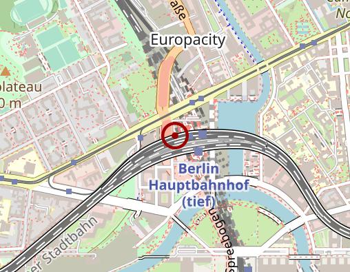 Karte: Apotheke Berlin Hauptbahnhof