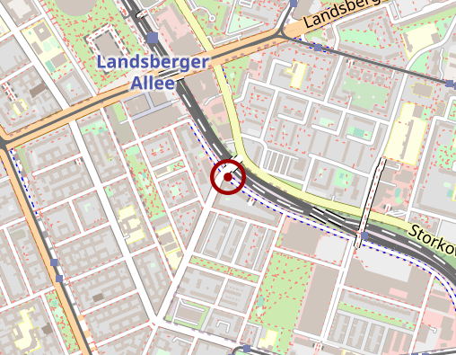 Karte: Apotheke am S-Bahnhof Storkower Straße