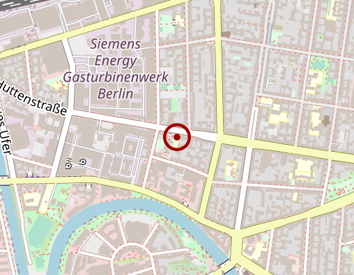 Karte: Pflegeheim Huttenstraße GmbH