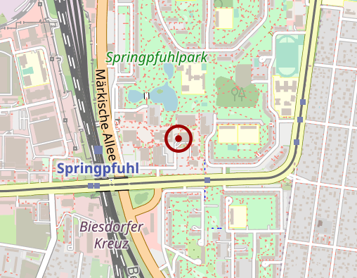 Karte: Caritas-Sozialstation Marzahn