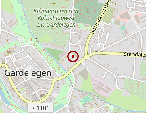 Karte: Tagespflege der Volkssolidarität "Seniorenwohnpark am Wall"