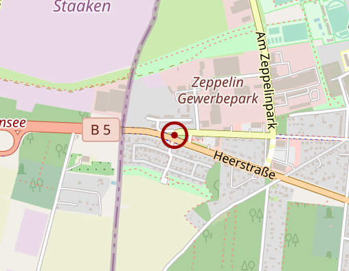 Karte: Alltagshilfe Hemby - Berlin Staaken