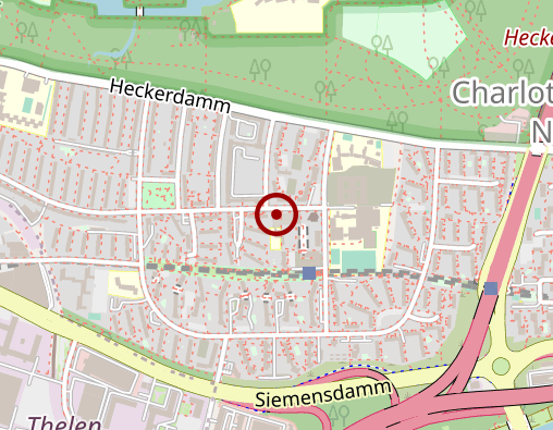 Karte: Diakonie-Station Charlottenburg Nord Ambulanter Pflegedienst