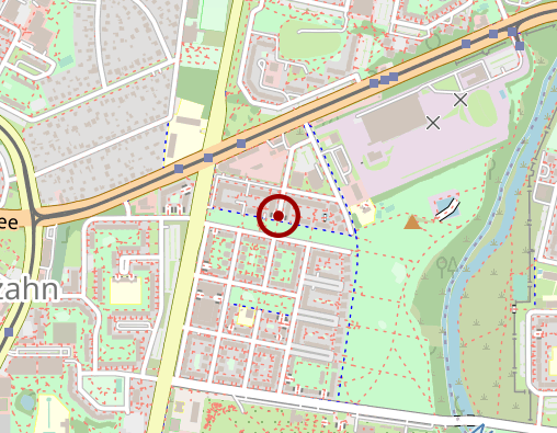 Karte: Kursana Domizil Berlin Haus Landsberger Tor Ambulanter Pflegedienst