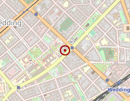 Karte: DETA-MED Wedding Kulturspezifische Hauskrankenpflege GbR Nare Yesilyurt, Mersudin Valjevac