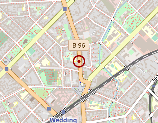 Karte: Angehörigengesprächsgruppe Mitte / Wedding - AAI