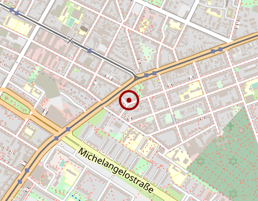 Karte: Diakonie Haltestelle Weißensee/Prenzlauer Berg