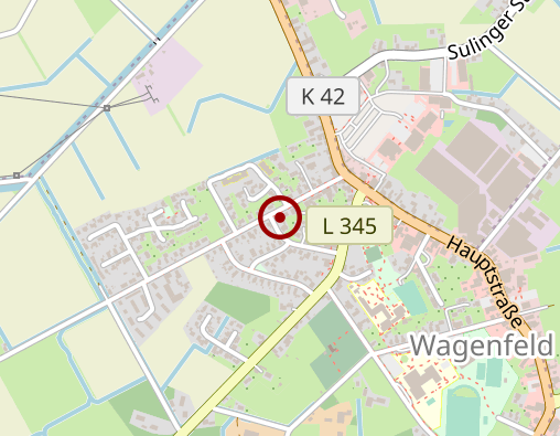 Karte: Wagenfelder Tagespflege Rüdiger Speckmann