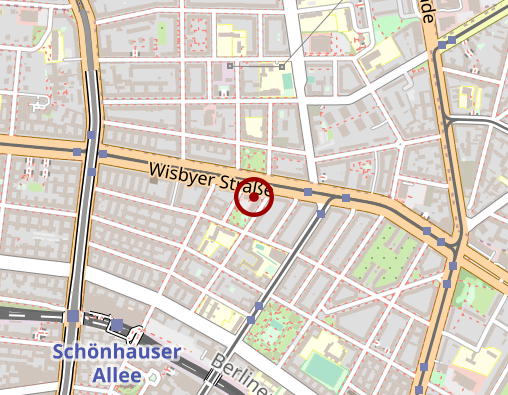 Karte: Pflegewerk Senioren Centrum Wisbyer Straße