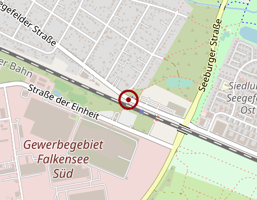 Karte: DSG Pflegewohnstift Falkensee