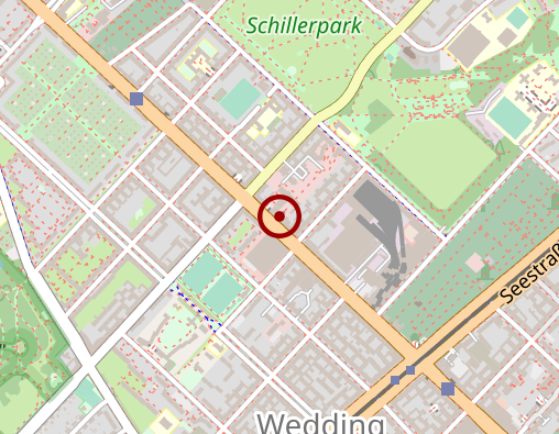 Karte: Diakoniestation Schillerpark