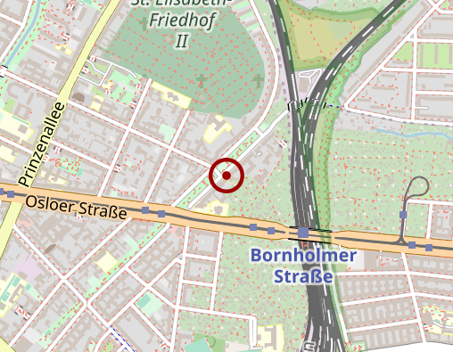 Karte: Tagespflege Grüntal 43