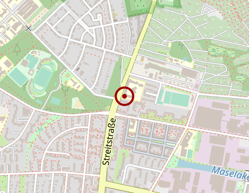 Karte: BWS Blindenwohnstätten gBetriebs GmbH Spandau