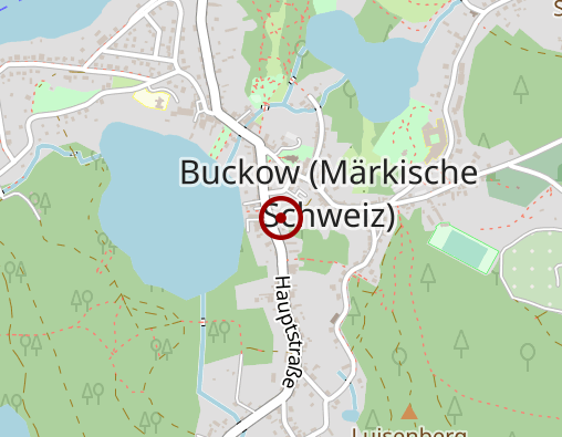 Karte: Privatpflegestation Buckow Häusliche Krankenpflege Melitta Schubert & Gundula Gunia GbR