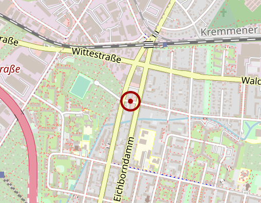 Karte: Alltagshilfe Hemby - Berlin Reinickendorf