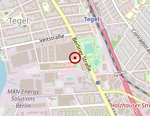 Karte: Physiotherapie am Borsigturm 4