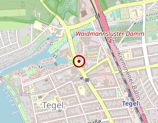 Karte: Gluch Alexander Praxis für Osteopathie