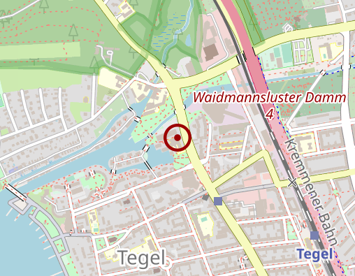 Karte: Johanniter-Stift Berlin-Tegel