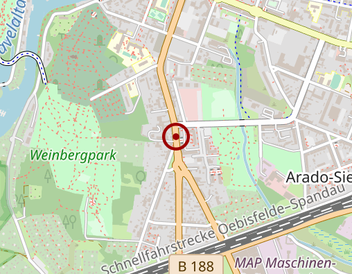 Karte: Gemeinschaftswerk Sozialstation Rathenow