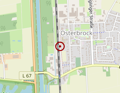 Karte: La Vida Pflegepartner GmbH Osterbrock "Seniorenzentrum Am Geester Bahnhof"