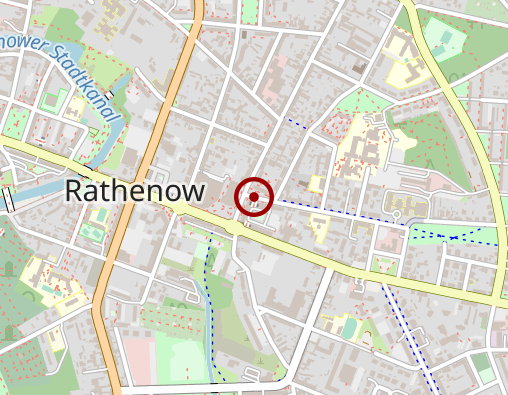Karte: Havelland Kliniken GmbH, Klinik Rathenow