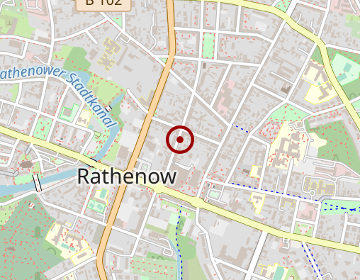 Karte: Diakoniestation Rathenow