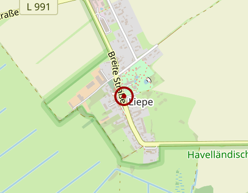 Karte: Gutshaus Liepe-Metratron GbR