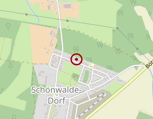 Karte: Tagespflege "Die Ruhe am Wald"