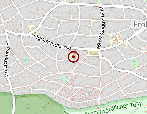 Karte: "Haus Friedenshöhe" Ev. stationäre Pflegeeinrichtung