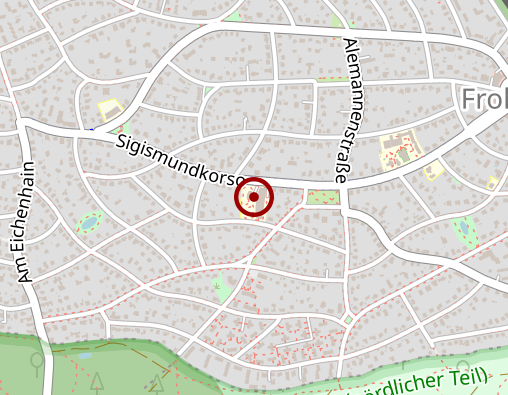 Karte: Diakonie Haltestelle Frohnau