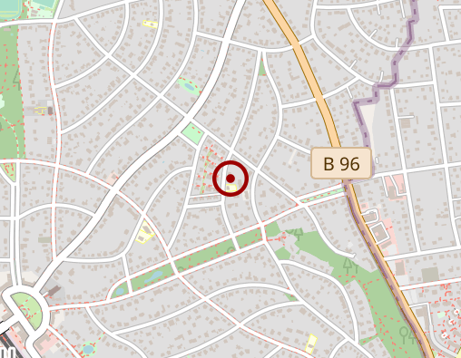 Karte: Treder Bärbel Dipl.-Psych. Psychotherapeutische Praxis